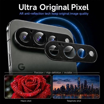 Ochranný kryt fotoaparátu pre Google Pixel 11 Pro XL, čierny