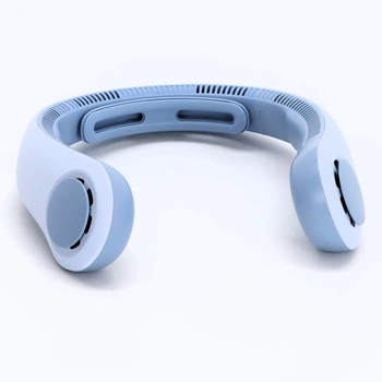 Prenosný ventilátor na krk JISULIFE, opora krku, hands-free použitie, 5-stupňové nastavenie rýchlosti,