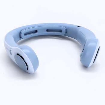 Prenosný ventilátor na krk JISULIFE, opora krku, hands-free použitie, 5-stupňové nastavenie rýchlosti,