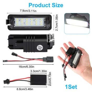 LED osvetlenie registračnej značky pre Golf 4 5 6 MK4 MK5 MK6 IV 5 V 6 VI 7