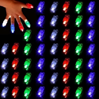 Sada 48 svetielok na prsty, viacfarebné LED lampičky na…