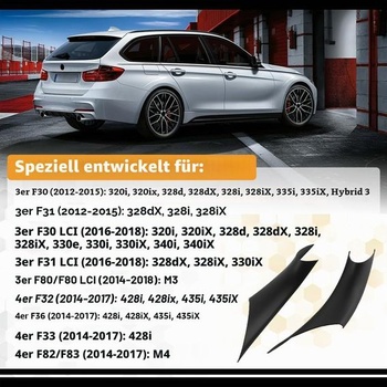Vnútorná kľučka dverí pre BMW X3 a X4 rady F30/F31/F34/F80 320/328/330/335 M3 (2012-2018) a rady 4