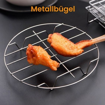 3dílná sada příslušenství pro fritézu, forma na dort do fritézy o průměru 16 cm