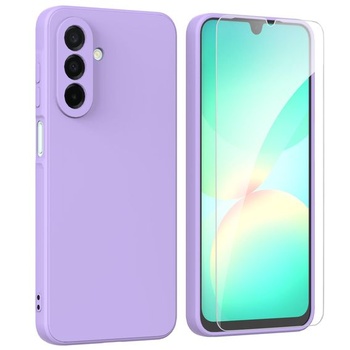 Puzdro pre Samsung Galaxy A26 5G (6,7 palca) + ochranná fólia, tekutý silikónový mäkký TPU