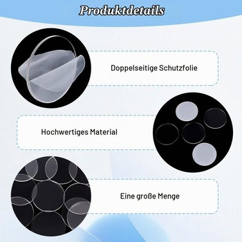 FINGERINSPIRE 50 dielikov 40x2 mm priehľadné okrúhle podstavce pre miniatúry, okrúhle akrylové podstavce