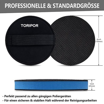 Hlinený kotúč (Ø150 mm) | Súprava hlinených diskov s aplikátorom na ručný popruh | Sada hliny na