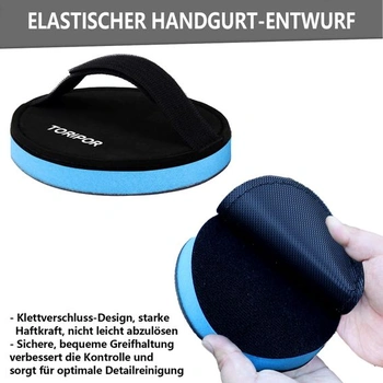 Hliněný kotouč (Ø150 mm) | Sada hliněných disků s aplikátorem na ruční popruh | Sada hlíny na