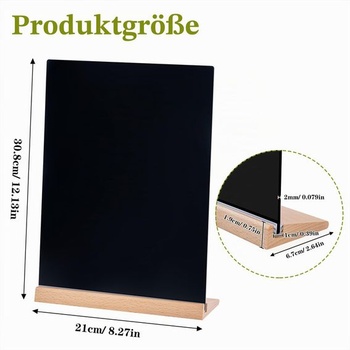 2 stojany na tabule, bridlicové tabule A4 na písanie, malé tabule s drevenými stojanmi, cenovky vo