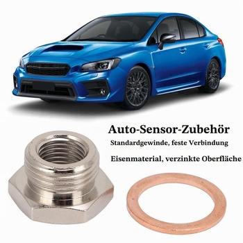 Konektor kyslíkovej sondy O2, adaptér kyslíkovej sondy kovový závit M18x1,5 M12x1,25 konektor pre