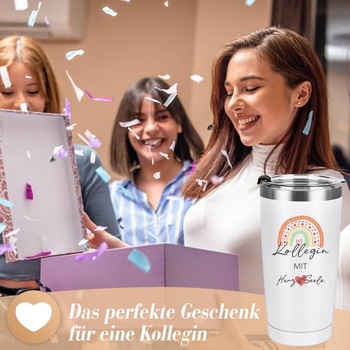 Premyslený vianočný darček pre kolegu, darčeky s poďakovaním, premyslený hrnček pre kolegu so srdcom a