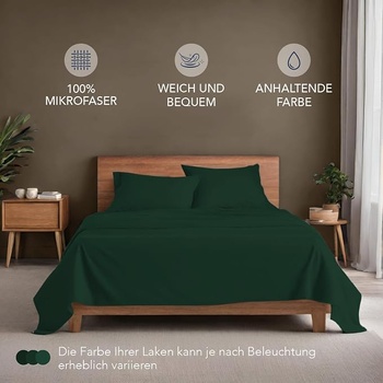 Súprava posteľnej bielizne Dreamzie 4dielna zelená
