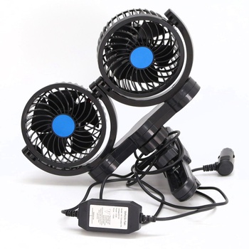 SUPAREE Elektrický ventilátor do auta 12V Letní chladicí vzduchový cirkulátor se změnou rychlosti