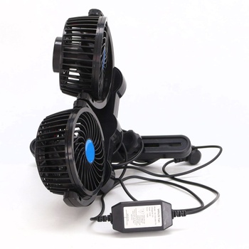 SUPAREE Elektrický ventilátor do auta 12V Letní chladicí vzduchový cirkulátor se změnou rychlosti