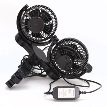 SUPAREE Elektrický ventilátor do auta 12V Letní chladicí vzduchový cirkulátor se změnou rychlosti
