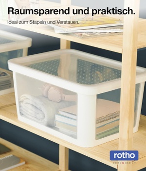 Úložný box Rotho Albris 45 l s vekom
