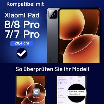 Ochranná fólie JETech pro Xiaomi Mi Pad 8/8 Pro/7/7 Pro, 2 kusy. Kompatibilní s Mi Pad 8/8 Pro a