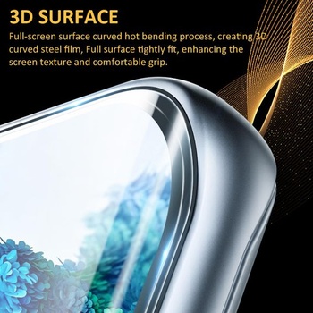Sada 3 tvrdených sklenených ochranných fólií na displej pre Samsung Galaxy S20 5G, vrátane chrániča