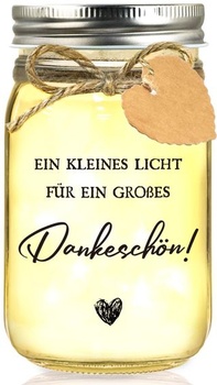 Darčeky s poďakovaním, malé LED svetlo na fľašu