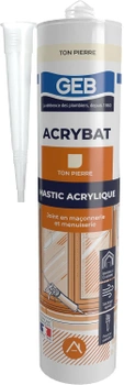 Akrylový tmel Geb ACRYBAT, 310 ml