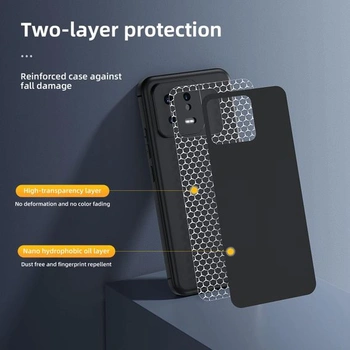 NOVINKA Pouzdro pro Xiaomi 13 + 2x tvrzené sklo pro ochranu obrazovky černé 13