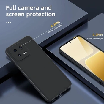 NOVINKA Pouzdro pro Xiaomi 13 + 2x tvrzené sklo pro ochranu obrazovky černé 13