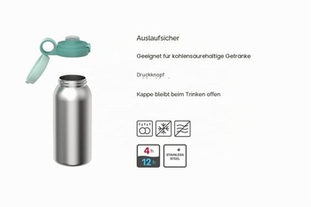 Mepal - Campus termofľaša s odklápacím viečkom - 500 ml - svetlo ružová