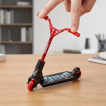 Sada prstových skateboardov, miniatúrna sada na tréning trikov so skateboardom a kolobežkou,