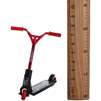 Sada prstových skateboardov, miniatúrna sada na tréning trikov so skateboardom a kolobežkou,