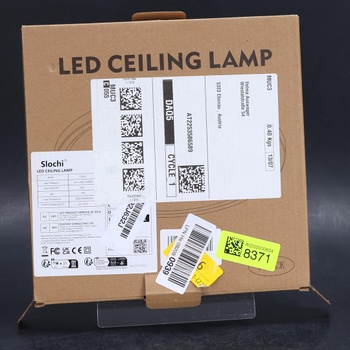 Stropné svietidlo Slochi, LED stropné svietidlo, ploché 18W, Ø22CM, 3 farby 3000K/4000K/6500K, IP44