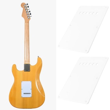 EMagTech 2 x jednovrstvový kryt zadnej dosky tremola so skrutkami 142 x 90 mm kompatibilný s gitarami