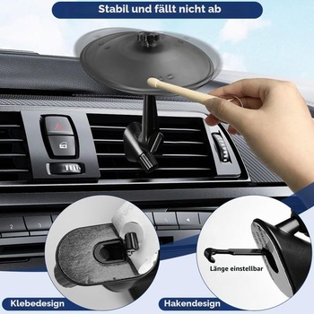 Činely do auta, Mini klip na bubon do auta, Dekorácie na bicie nástroje do ručného bubna, Vetracie