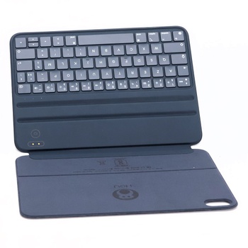 Pouzdro s klávesnicí HOU pro iPad 10. generace, nastavitelný úhel, chytré folio s klávesnicí a