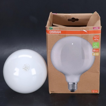LED žiarovka Osram v klasickom guľovom tvare s dekoratívnym matným LED vláknom, energetická trieda A,