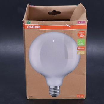 LED žiarovka Osram v klasickom guľovom tvare s dekoratívnym matným LED vláknom, energetická trieda A,