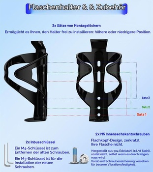 MYFOREST Izolovaná fľaša na vodu na bicykel, bez zápachu, kombinovaná sada 700ml, sada Hummingbird