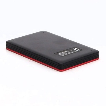 Přenosný externí pevný disk USB 3.0 6,3 cm (2,5 palce) pro PC, notebook, počítač (500 GB, červený)