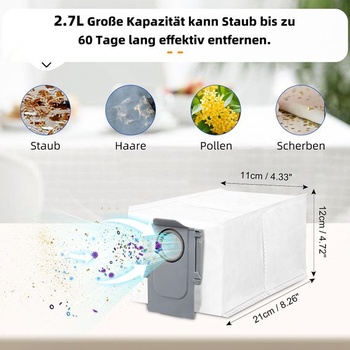 20dílná sada příslušenství pro robotické vysavače Roborock Qrevo Master/Qrevo Slim, 20dílná sada