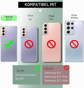Púzdro na telefón s pútkom pre Samsung Galaxy S21 FE 5G, silikónové púzdro na Samsung Galaxy S21
