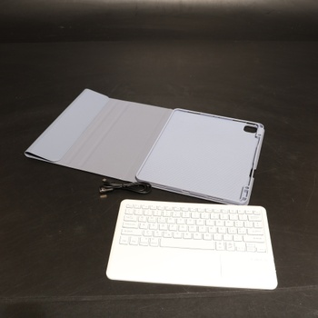 Puzdro s podsvietenou klávesnicou pre iPad Air 13 (M4/M3/M2) s QWERTZ klávesnicou, tmavo modré, Air