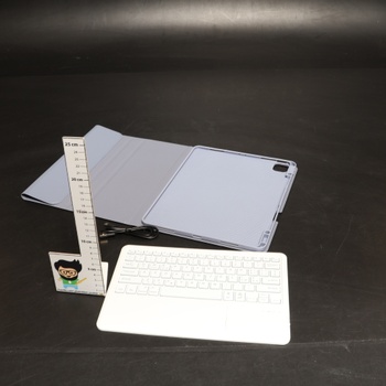 Puzdro s podsvietenou klávesnicou pre iPad Air 13 (M4/M3/M2) s QWERTZ klávesnicou, tmavo modré, Air