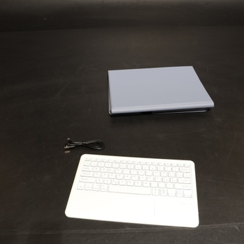 Puzdro s podsvietenou klávesnicou pre iPad Air 13 (M4/M3/M2) s QWERTZ klávesnicou, tmavo modré, Air