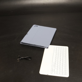 Puzdro s podsvietenou klávesnicou pre iPad Air 13 (M4/M3/M2) s QWERTZ klávesnicou, tmavo modré, Air