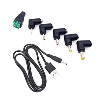 Napájací kábel JZK USB-DC, 1m nabíjací kábel USB s…