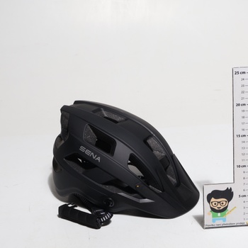 Cyklistická prilba Sena M1 EVO Smart Mountain Cycling Helma (matne čierna, M)