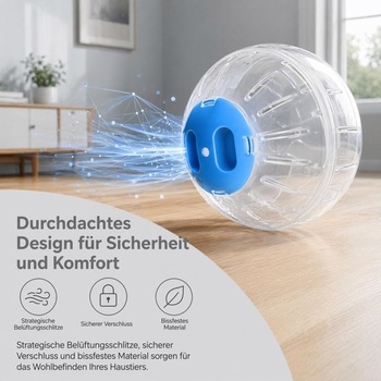 2 kusy Hamster Run Ball priehľadný škrečia lopta škrečia lopta