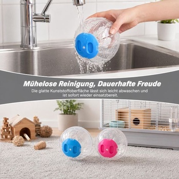 2 kusy Hamster Run Ball priehľadný škrečia lopta škrečia lopta