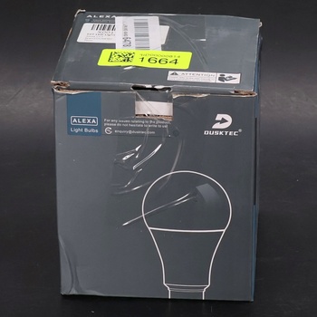 DUSKTEC Chytrá žiarovka E27, LED lampa Alexa Teplá biela a studená biela 2700K-6000K Stmievateľná cez