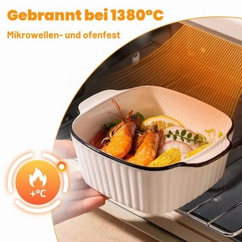 Sada 4 malých zapékacích misek 14,5*11,5*5,5 cm Malé keramické zapékací misky