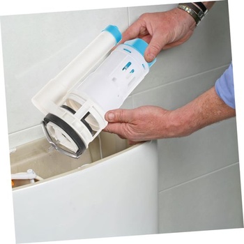 Sada pro výměnu splachovacího ventilu toalety s napouštěcím ventilem, kulovým ventilem a tlačítkem,