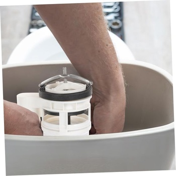 Sada pro výměnu splachovacího ventilu toalety s napouštěcím ventilem, kulovým ventilem a tlačítkem,